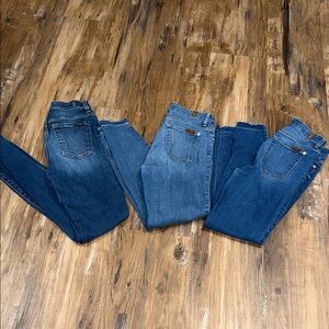 7 for All Mankind high waist skinny Blue Denim Women's Jeans size 25 lot 3